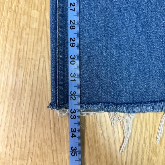 REFORMATION Jeans Roper Cropped Smart Ass Chesapeake Wash Size 24 - Picture 12 of 12